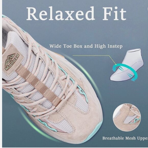 MALLAZA Men's Walking Shoes Sneaker Casual Trainers Workout Size 8.5 - Picture 4 of 7